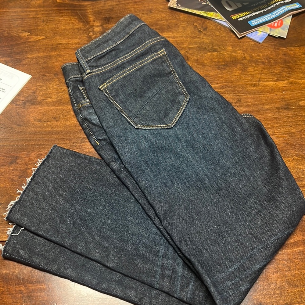DRIFTWOOD Jackie High Rise Dark Wash Denim Skinny Jeans Size 8/29